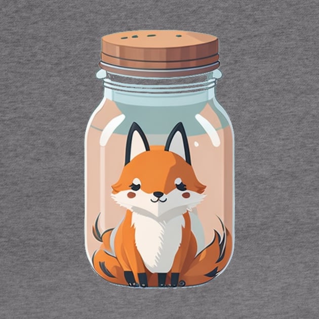 fox inside a jar by Majkel&Majkel